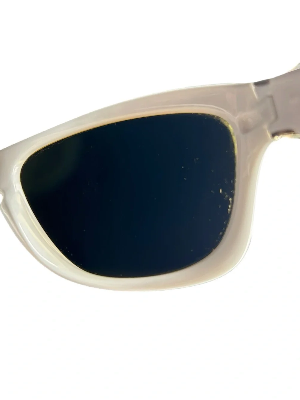 Oakley Jupiter Polished White 24K Gold Iridium Sunglasses 03-249